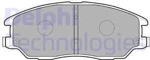 Brake Pad Set, disc brake LP1857