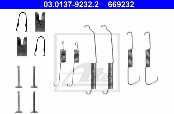 Accessory Kit, brake shoes 03.0137-9232.2