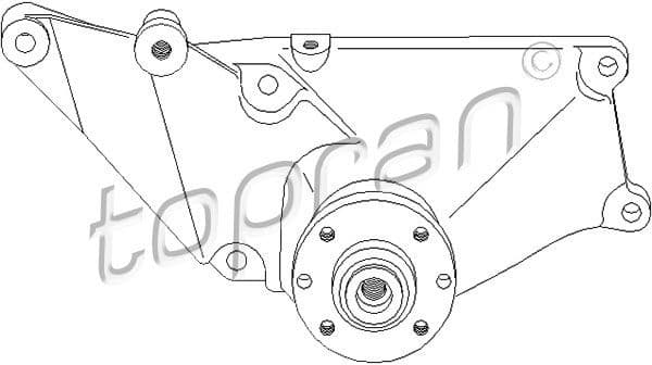 Support, radiator fan 400 017