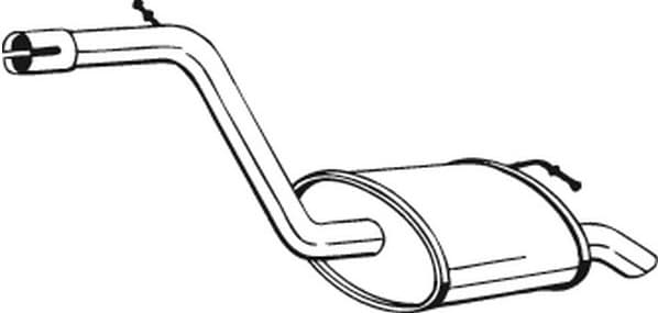 Rear Muffler 154-185
