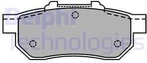 Brake Pad Set, disc brake LP1456