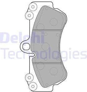 Brake Pad Set, disc brake LP2057