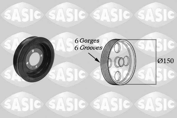 Belt Pulley, crankshaft 2156062