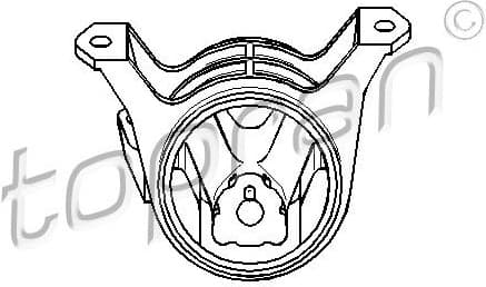 Mounting, engine 206 563