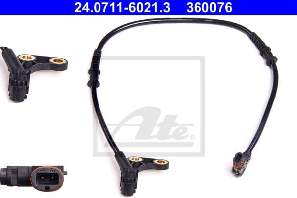Sensor, wheel speed 24.0711-6021.3