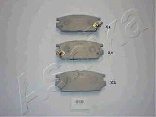 Brake Pad Set, disc brake 51-05-510