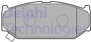 Brake Pad Set, disc brake LP2182