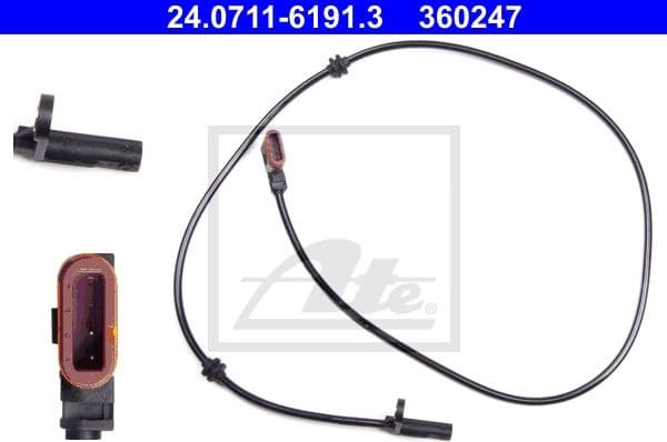 Sensor, wheel speed 24.0711-6191.3