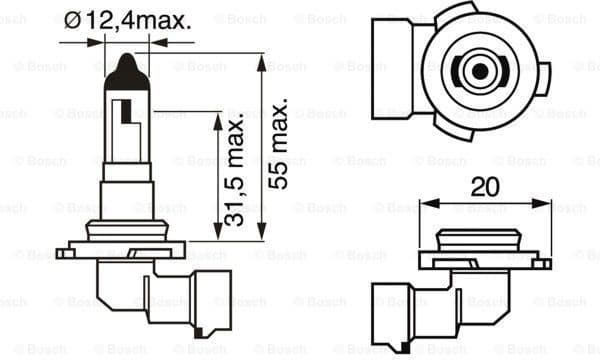 Bulb, front fog light Pure Light WS 1 987 302 083 - image 5