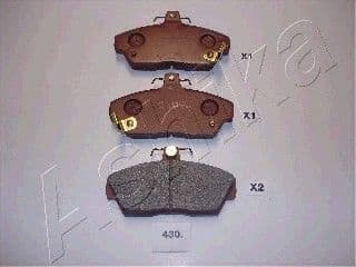 Brake Pad Set, disc brake 50-04-430