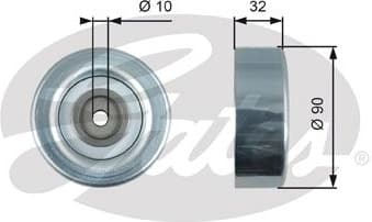 Deflection/Guide Pulley, V-ribbed belt DriveAlign™ T36495