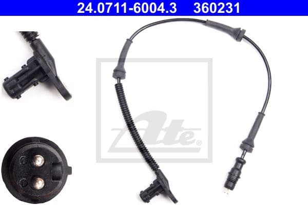 Sensor, wheel speed 24.0711-6004.3
