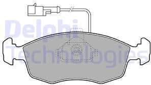 Brake Pad Set, disc brake LP1416