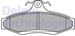 Brake Pad Set, disc brake LP1424