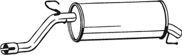 Rear Muffler 185-685