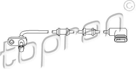 Sensor, wheel speed 401 546