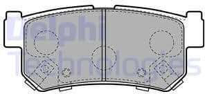 Brake Pad Set, disc brake LP2127