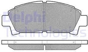 Brake Pad Set, disc brake LP940