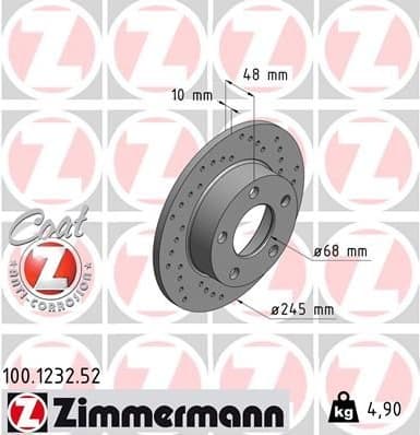 Brake Disc SPORT BRAKE DISC Z 100.1232.52