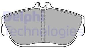 Brake Pad Set, disc brake LP887