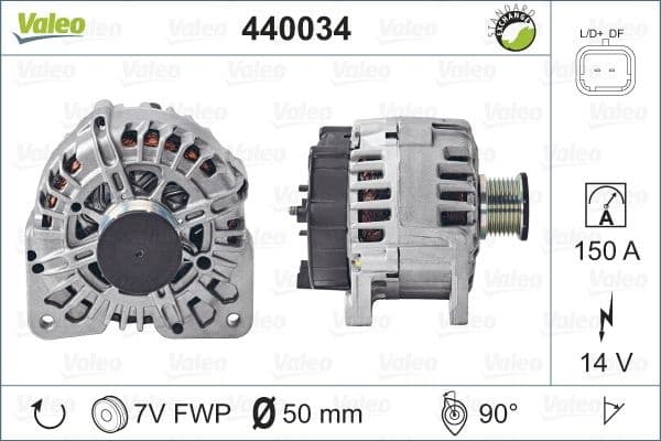 Alternator VALEO RE-GEN REMANUFACTURED 440034