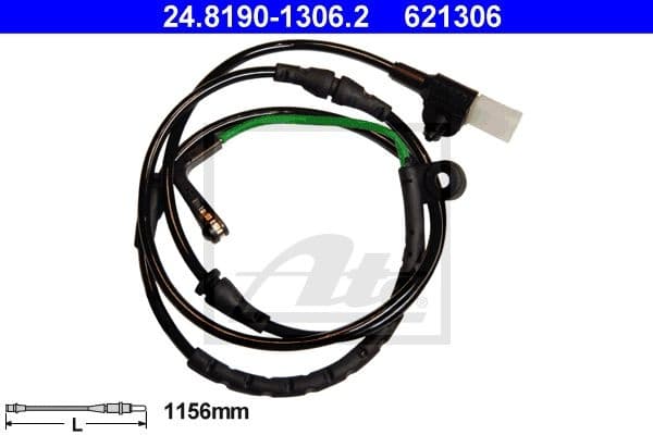 Warning Contact, brake pad wear 24.8190-1306.2