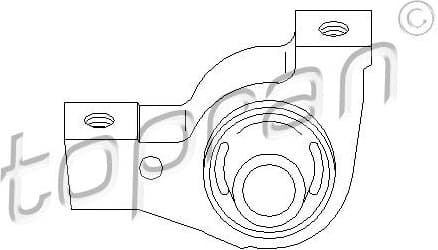 Holder, control arm mounting 722 158
