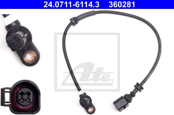 Sensor, wheel speed 24.0711-6114.3