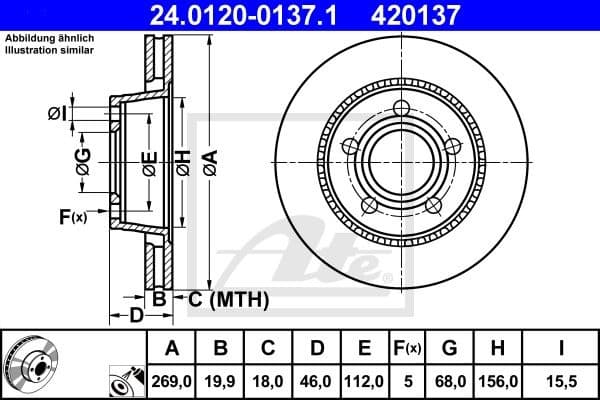 Brake Disc 24.0120-0137.1