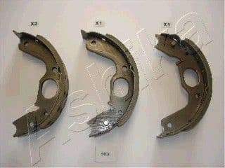 Brake Shoe Set, parking brake 55-05-503