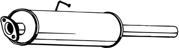 Centre Muffler 154-133