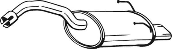 Rear Muffler 154-463