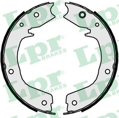 Brake Shoe Set, parking brake 09850