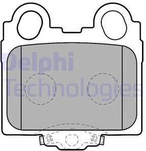 Brake Pad Set, disc brake LP1510