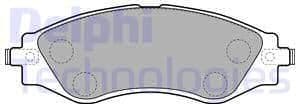 Brake Pad Set, disc brake LP1816