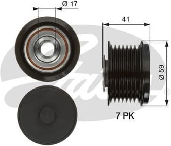 Alternator Freewheel Clutch DriveAlign™ OAP7078
