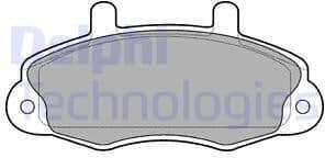 Brake Pad Set, disc brake LP766