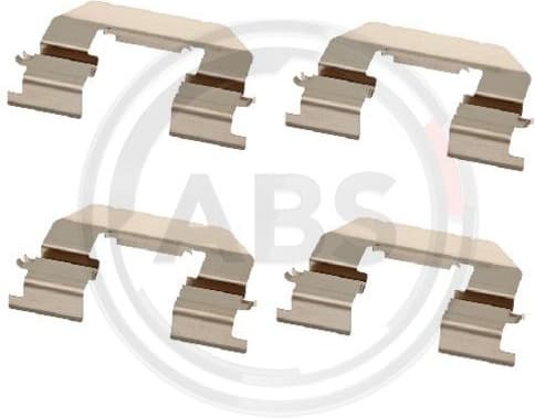 Accessory Kit, disc brake pad 2017Q