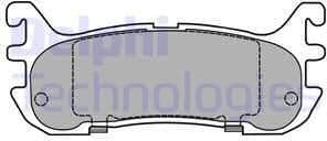 Brake Pad Set, disc brake LP1452