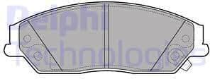 Brake Pad Set, disc brake LP2714