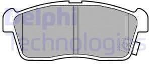 Brake Pad Set, disc brake LP2219