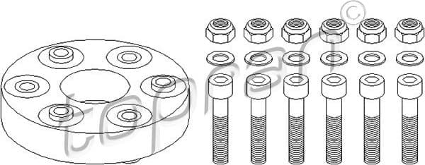 Joint, propshaft 400 236