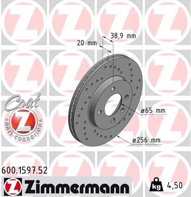 Brake Disc SPORT BRAKE DISC Z 600.1597.52