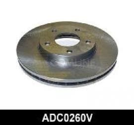 Brake disc, 1pcs FRONT ADC0260V