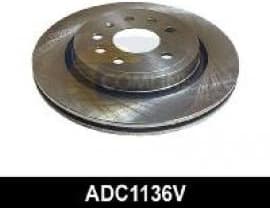 Brake disc, 1pcs REAR ADC1136V