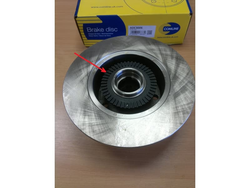 Brake disc, 1pcs REAR ADC3006 - image 2