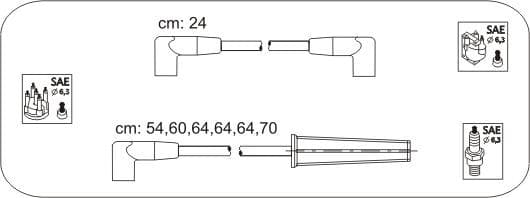 Ignition cable set AM9