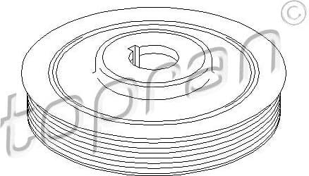 Belt Pulley, crankshaft 721 975