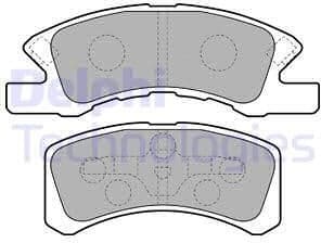 Brake Pad Set, disc brake LP1918