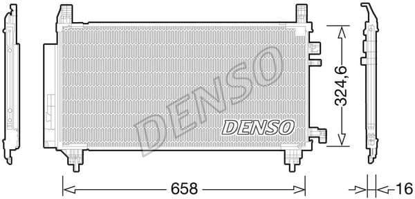 Condenser, air conditioning DCN50046